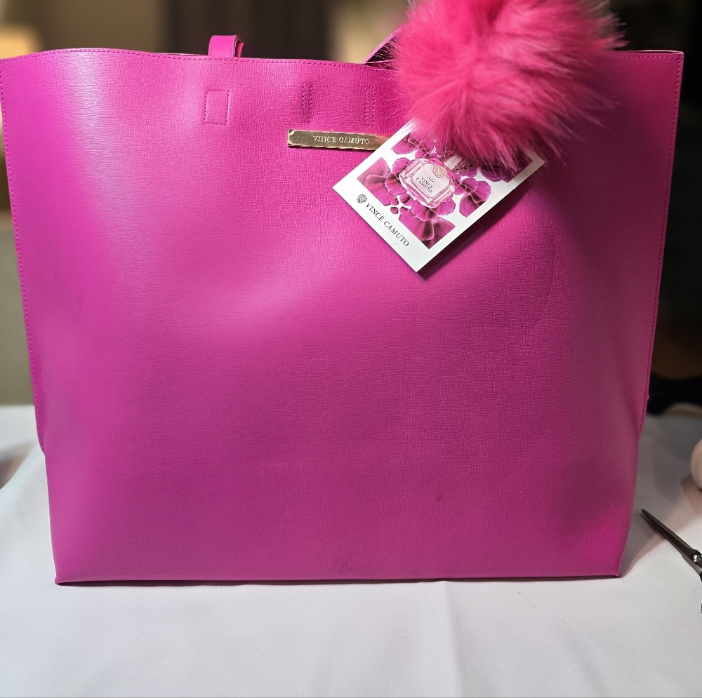 Vince Camuto Hot Pink Tote Bag